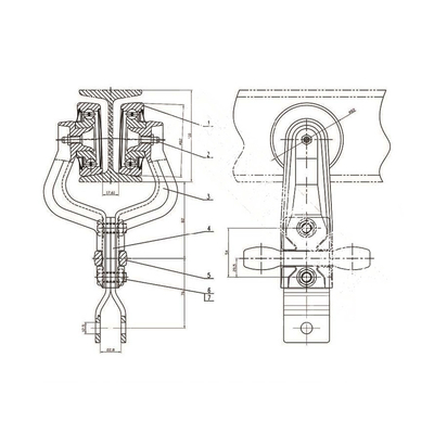 160 Die rèn Hệ thống băng tải xích vận chuyển Khả năng chống chạy thấp