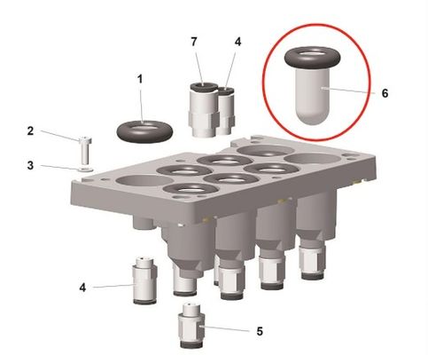 1019470 Phụ tùng sơn tĩnh điện cho Bơm bột PP07