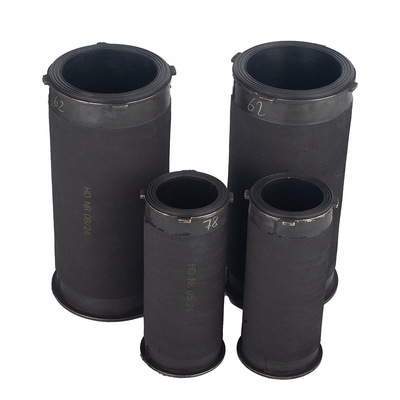 Ho DN80 Pinch Valve Sleeve để bơm sơn bột từ Cyclone đến Powder Hopper