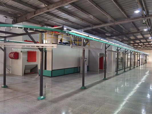 Dây chuyền sơn tĩnh điện tự động 40m/giờ cho tấm gỗ nội thất gỗ Mdf
