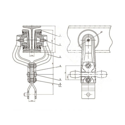 160 Die rèn Hệ thống băng tải xích vận chuyển Khả năng chống chạy thấp