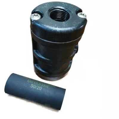 Đen DN15 Pneumatic Squeeze Valve Thay thế AKO Internal Thread Connection