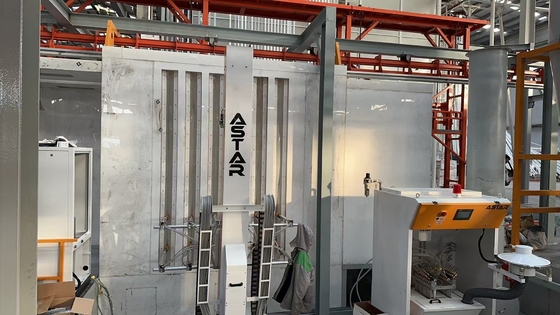 Hệ thống vận chuyển không có năng lượng theo hồ sơ nhôm ngang Dây phủ bột