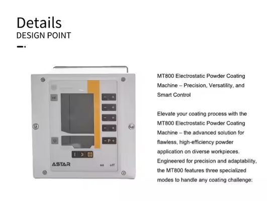 ASTAR Smart Control Master PLC Control Powder Coating Cabinet Thiết bị sơn công nghệ cao