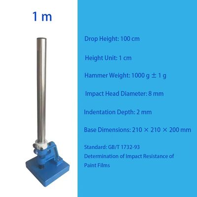 Máy thử va đập màng sơn / Máy thử va đập búa rơi - Máy thử độ bền va đập của sơn phủ kim loại (Gb/T 1732)