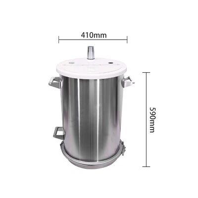 Thép không gỉ Fluidizing Powder Coating Hopper cho máy sơn bột