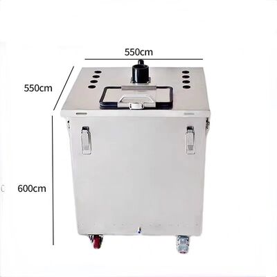 Thép không gỉ Fluidizing Powder Coating Hopper cho máy sơn bột