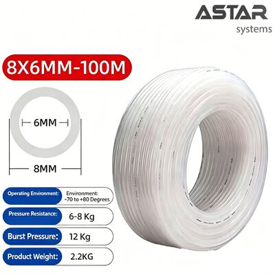 Upe ống sơn chống ăn mòn 6 * 4mm 8 * 5mm 8 * 6mm