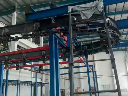 Dây chuyền sơn tĩnh điện tự động tải cao cho các sản phẩm nặng