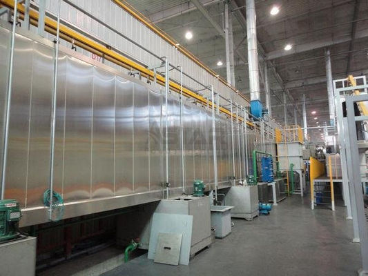 Đường hầm bị treo Thiết bị tiền xử lý bề mặt dây chuyền sơn tĩnh điện