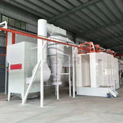 Buồng phun sơn tĩnh điện phục hồi lốc xoáy lớn PP