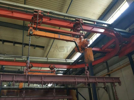 Hệ thống băng tải truyền động chuỗi sản phẩm nặng, Hệ thống băng tải sơn tĩnh điện