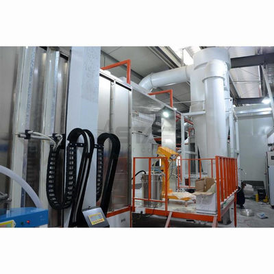 Buồng phun sơn tĩnh điện Phòng chống cháy nổ tự động