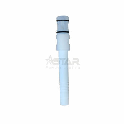 GEMA IG07 White với O- Ring màu đen Phụ tùng sơn tĩnh điện PTFE Venturi