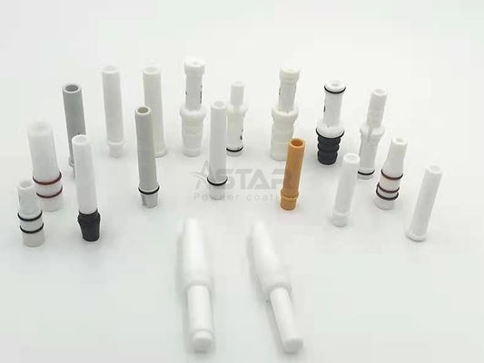 ISO9001 PTFE PTFE Chèn Phụ tùng sơn tĩnh điện