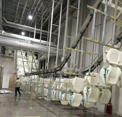 Keo dán ghế ô tô Dây chuyền sơn tĩnh điện
