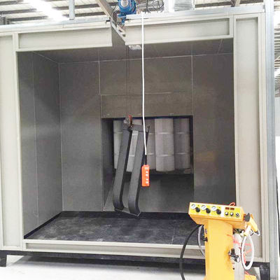 Gian hàng phun sơn tĩnh điện Iso 9001 bằng tay quá khổ